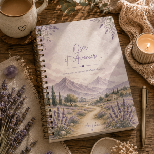 Carnet Oser & Avancer Âme Libre dans une ambiance douce et inspirante